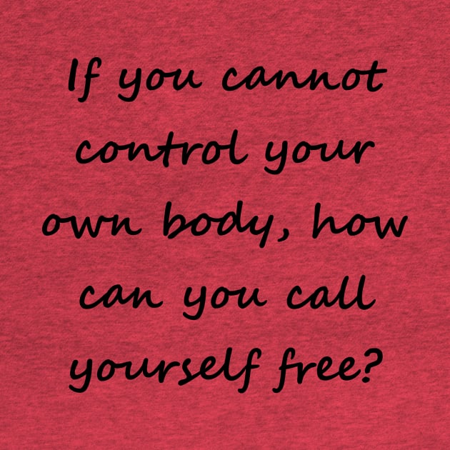 Call yourself free (back, black lettering, script font) by Factuality